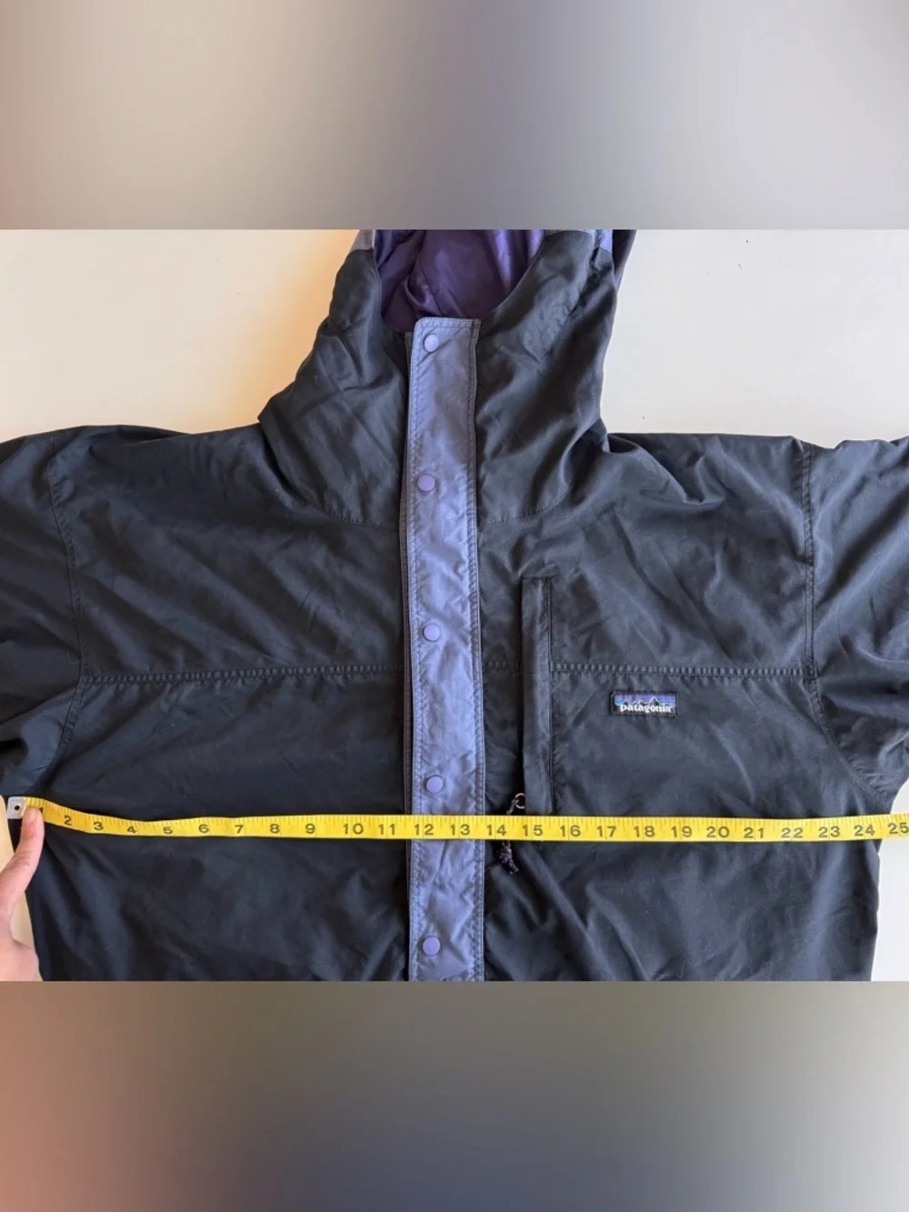 Vintage 90s Patagonia Back Bowl Anorak Half Zip Snap Front Pullover Jacket M